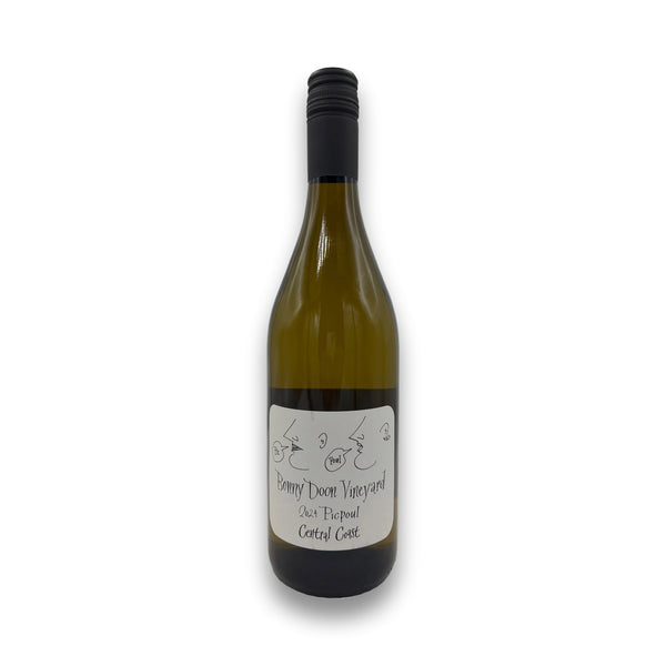 Bonny Doon Vineyard 2024 Picpoul Central Coast white wine bottle with cartoon label art