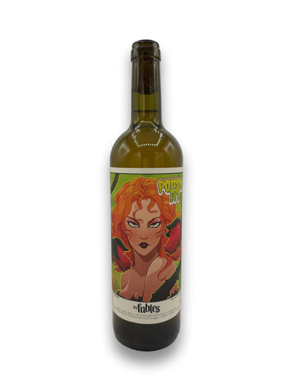 Domaine des Fables Poison Ivy 2023 white wine bottle with ivy label