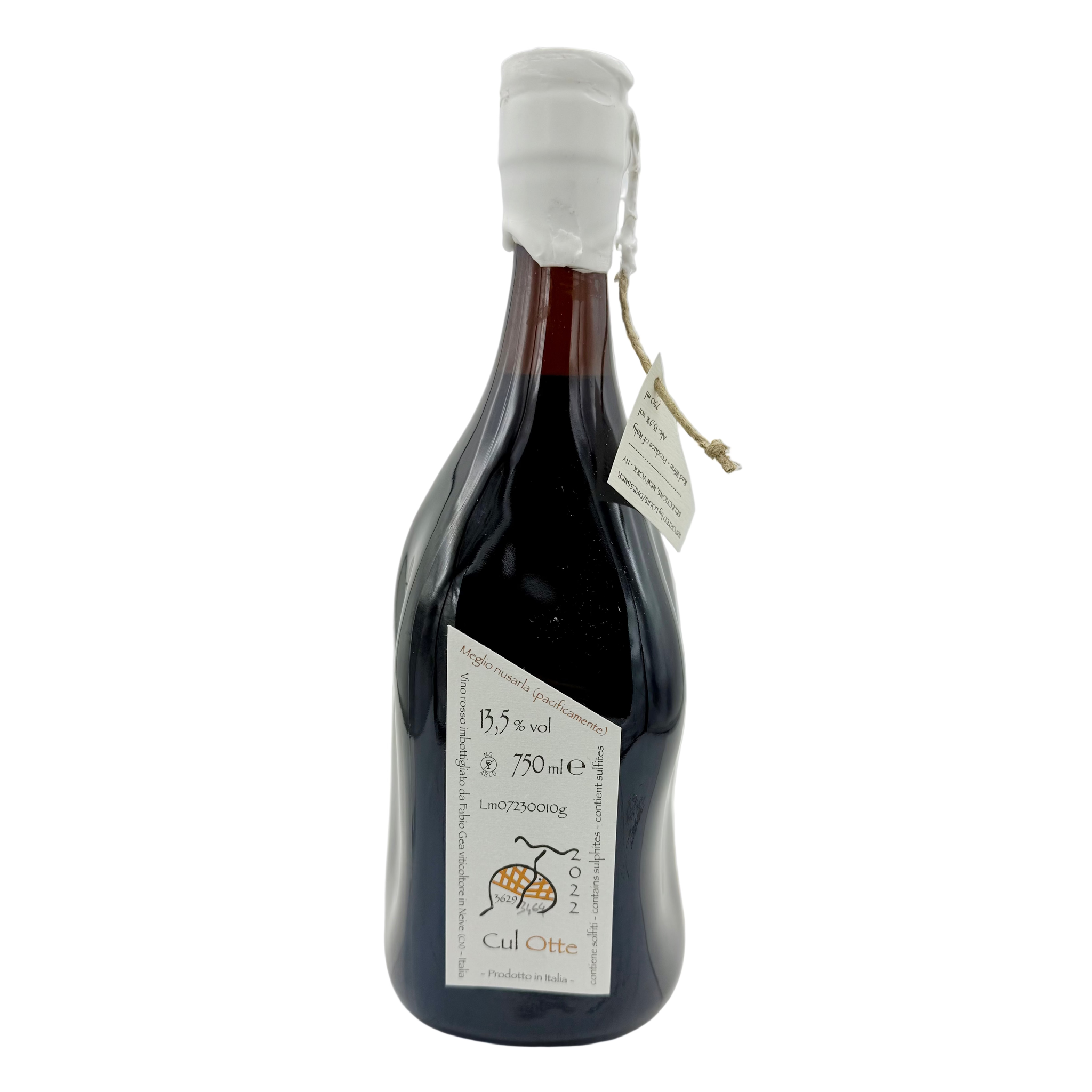Fabio Gea, Vino Rosso Cul Otte 2022 – Wine Therapy NYC