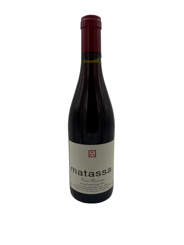 Matassa Rouge Cuvee Romanissa 2024 - Wine Therapy NYC