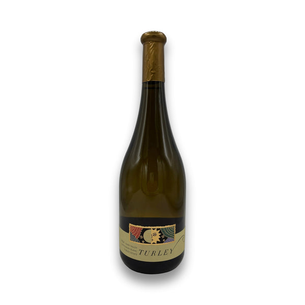 Turley Estate 2018 Napa Valley Sauvignon Blanc bottle with geometric sun moon label