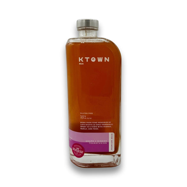 k town grape & ginger transfusion hunni soju 36 soju