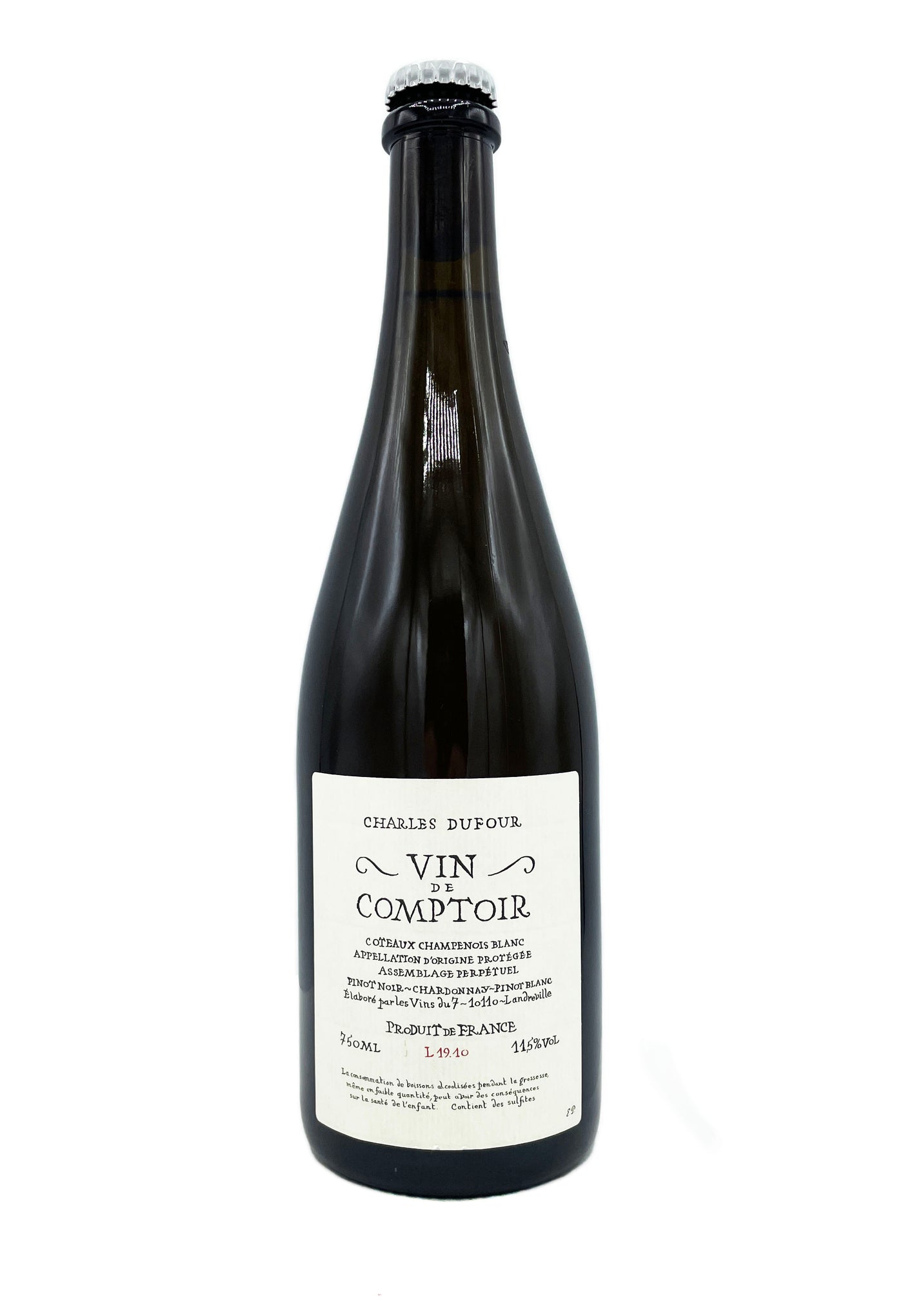 Charles Dufour Coteaux Champenois Blanc vin de Comptoir L.20