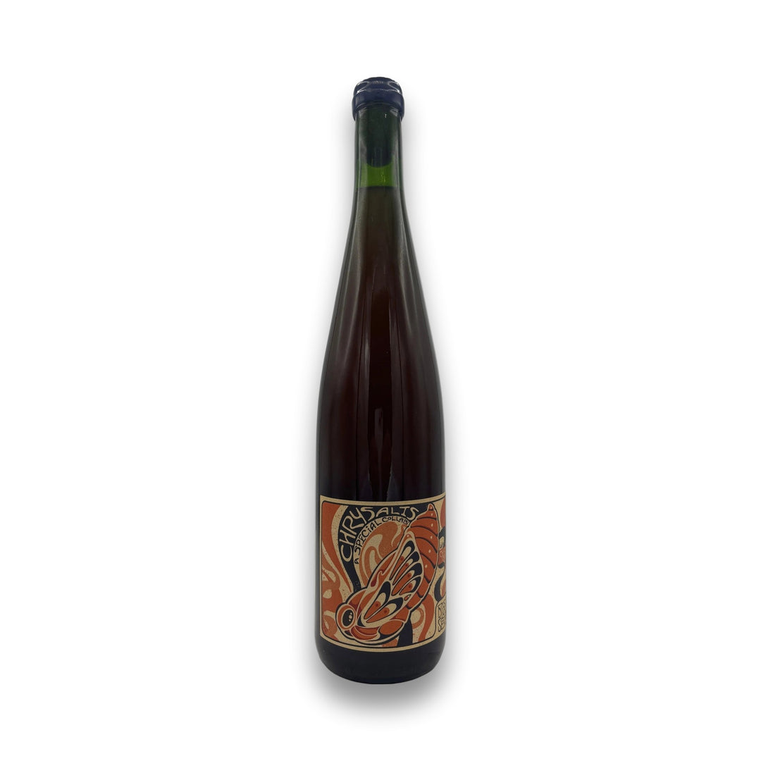 Bistro Louis Severine Chrysalis VDF Red 2024 organic red wine bottle with stylized fish label