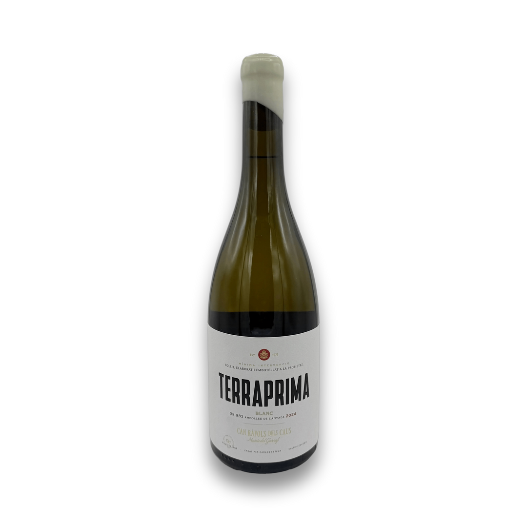 Can Ràfols dels Caus Terraprima Blanc 2024 Penedès white wine bottle