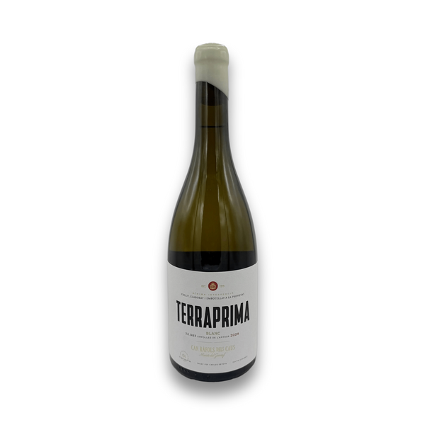 Can Ràfols dels Caus Terraprima Blanc 2024 Penedès white wine bottle