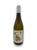 Cancellis Blanc 2022 red wine bottle with earthy illustrated label and Bordeaux shape