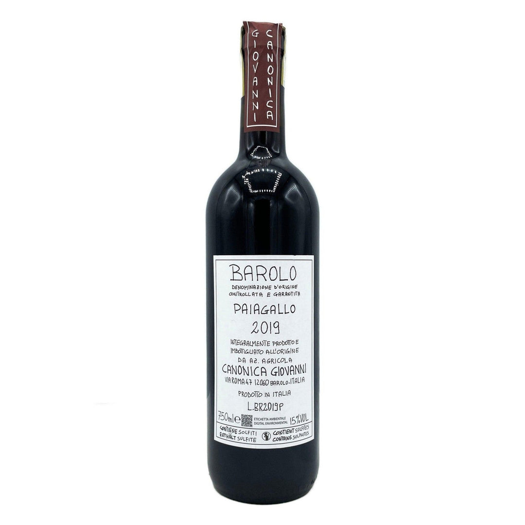 Canonica Barolo Paiagallo 2021 Wine