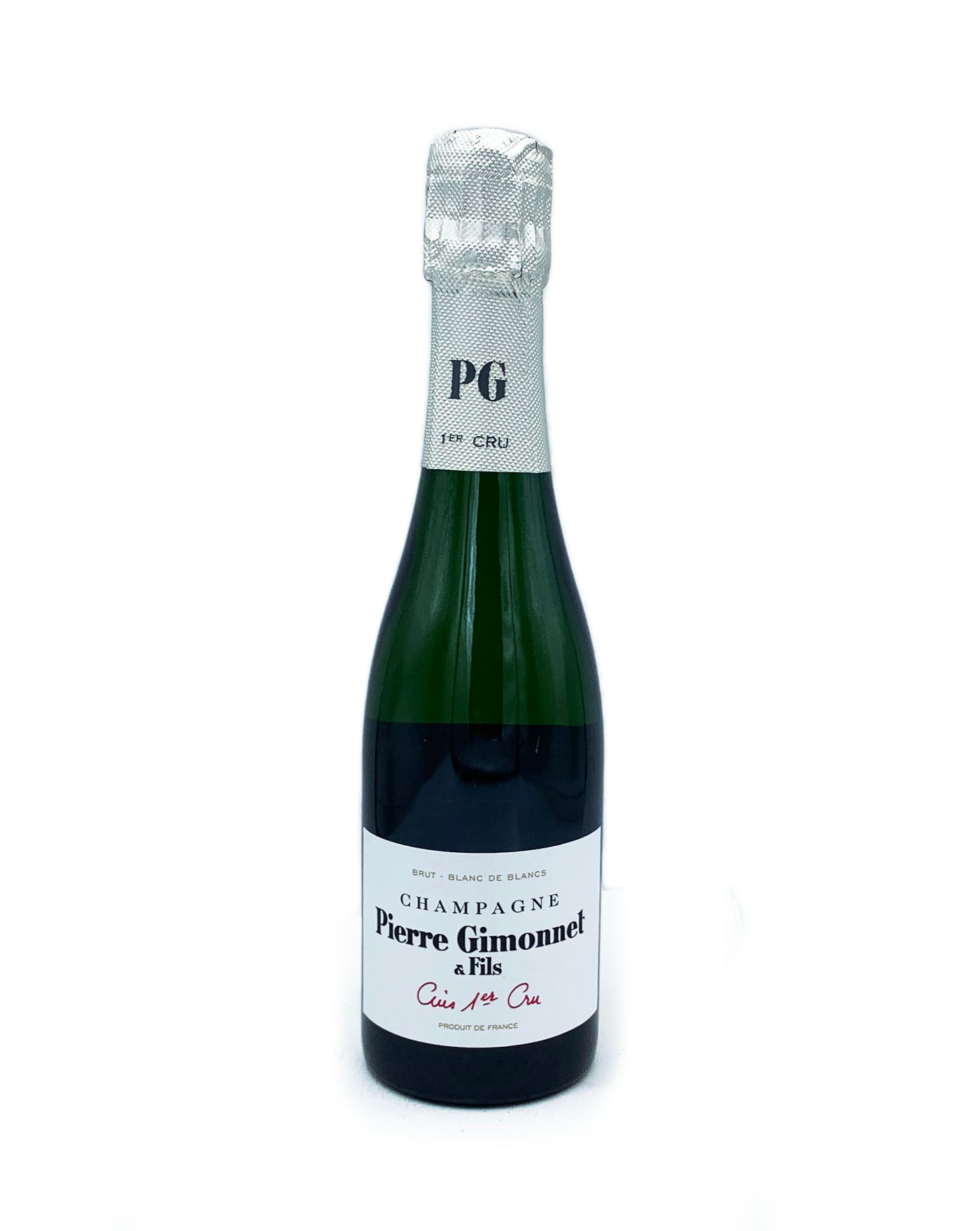 Champagne Brut 1er Cru Blanc de Blancs P. Gimonnet et Fils NV 375ml