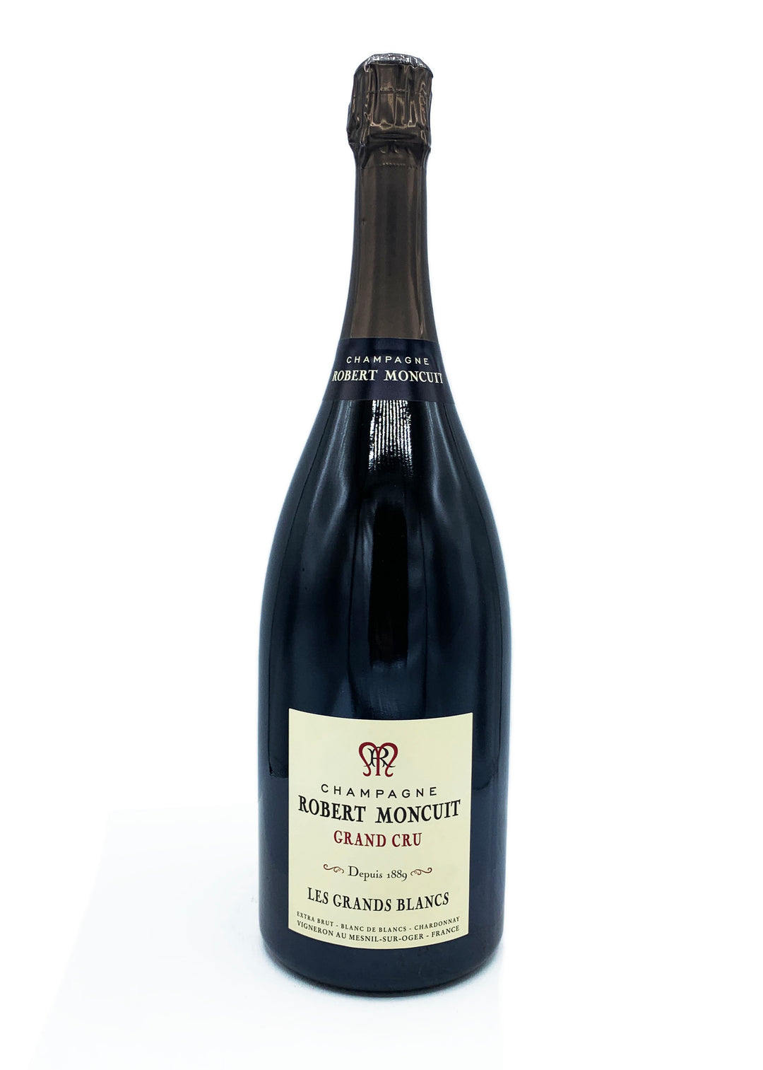 Champagne Robert Moncuit Les Grands Blancs NV 1.5L Magnum - Wine Therapy NYC