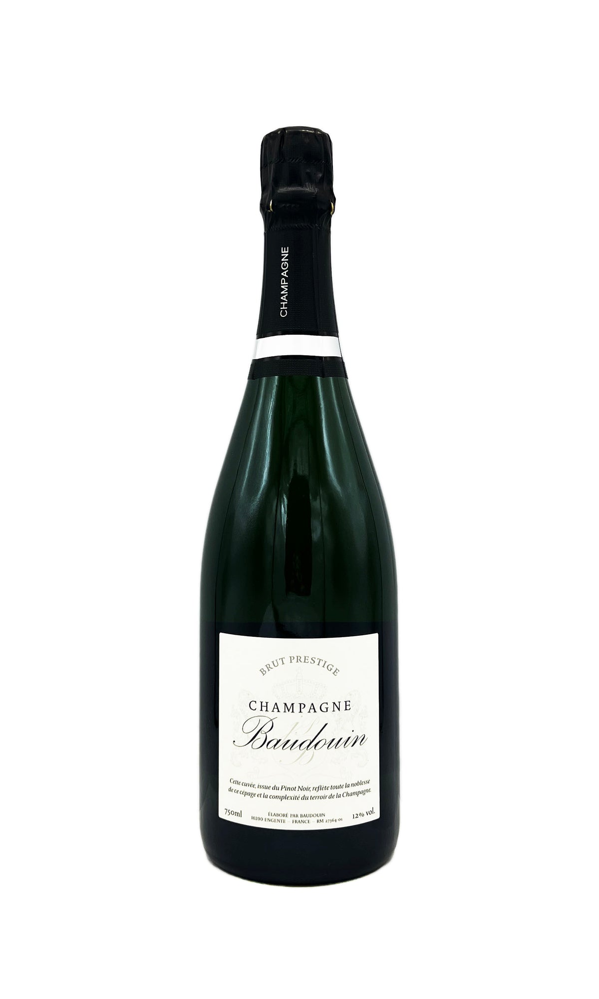 Champagne Baudouin Cuvee Prestige Blanc de Noir Brut NV - Wine Therapy NYC