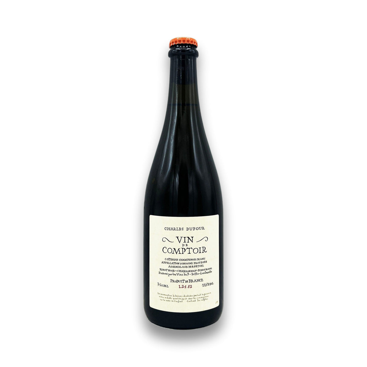 Charles Dufour Coteaux Champenois Blanc vin de Comptoir L.21 - Wine Therapy NYC
