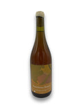 Clement Poirel Frontières Floues 2022 Chenin Blanc orange wine bottle with abstract earthy label