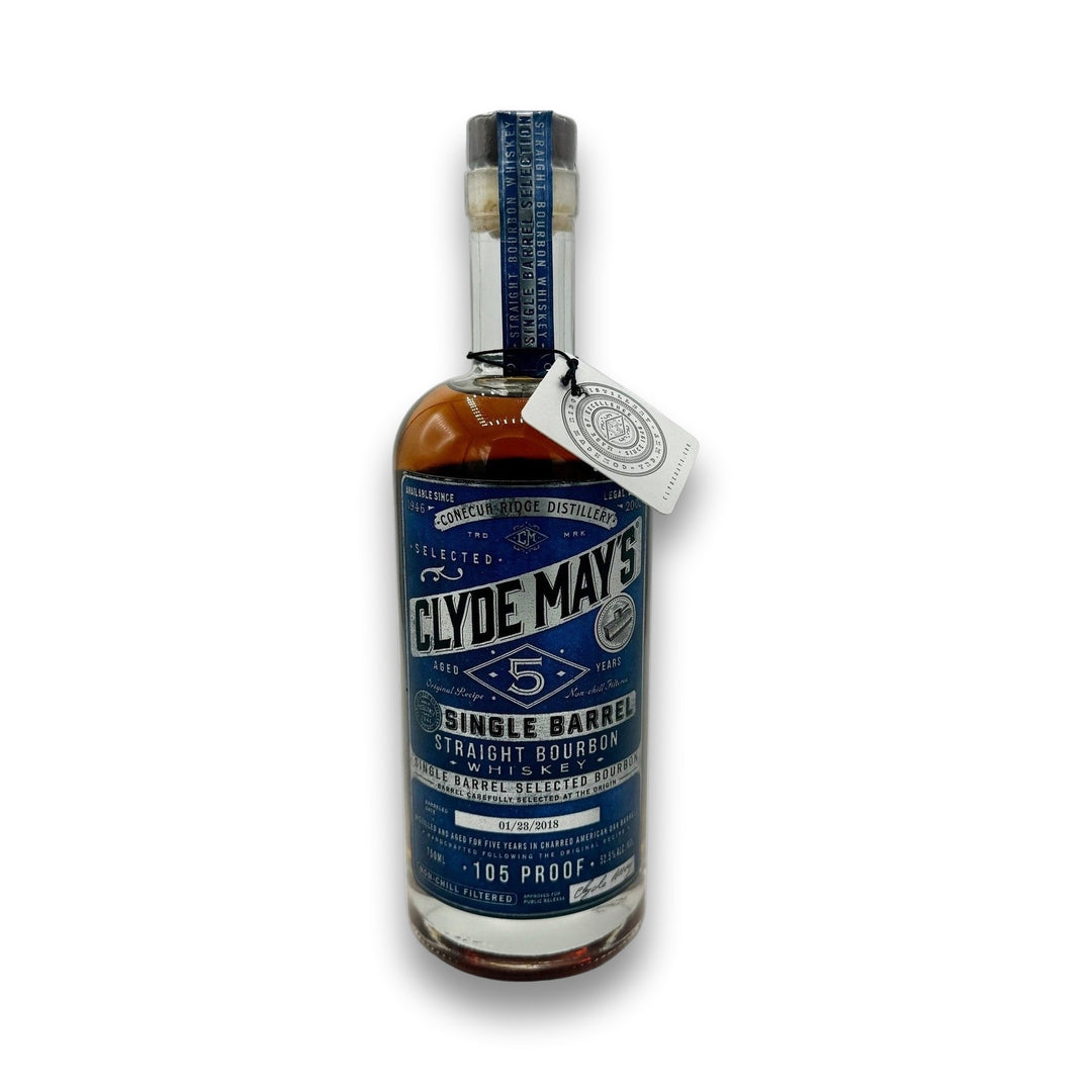 Clyde May's Single Barrel select 5 years Straight Bourbon Whiskey