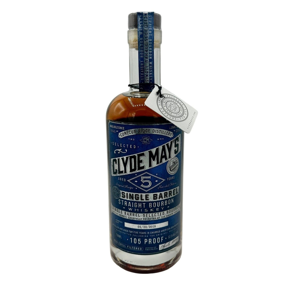 Clyde May's Single Barrel select 5 years Straight Bourbon Whiskey
