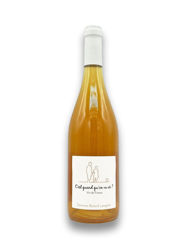 Domaine Batard Langelier VDF Orange "C'est quand qu'on va ou" - Wine Therapy NYC