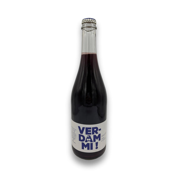 Domaine Binner Verdammi NV Sylvaner Cherry Pet Nat sparkling wine bottle