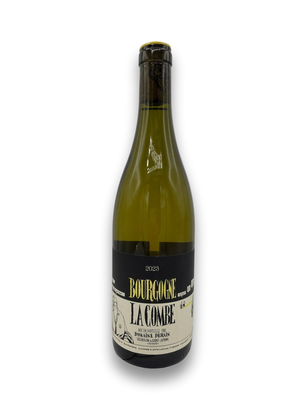 Domaine Derain Bourgogne La Combe Blanc 2023 white Burgundy Chardonnay bottle