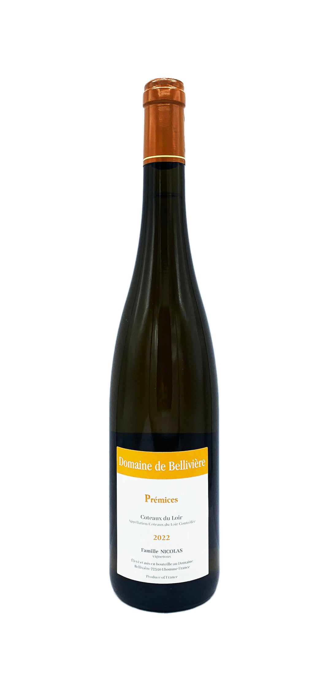 Domaine Belliviere Premices Coteaux du Loire 2022 - Wine Therapy NYC