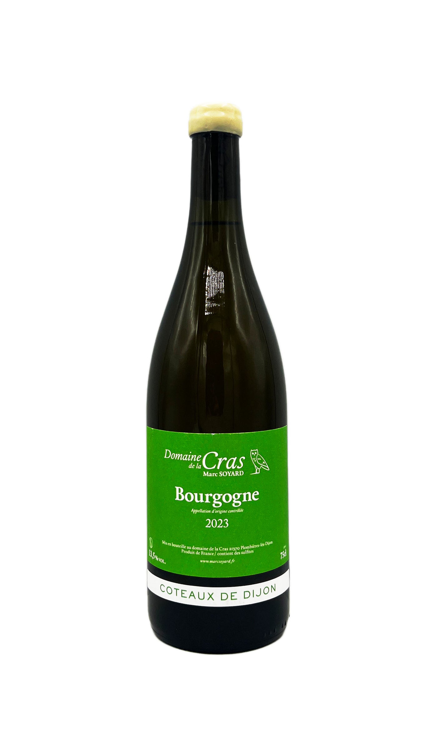 Domaine de la Cras Coteaux de Dijon Bourgogne Blanc 2023