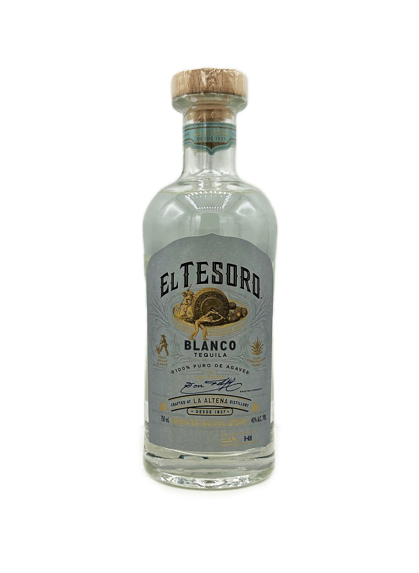 El Tesoro Tequila Blanco 750ml