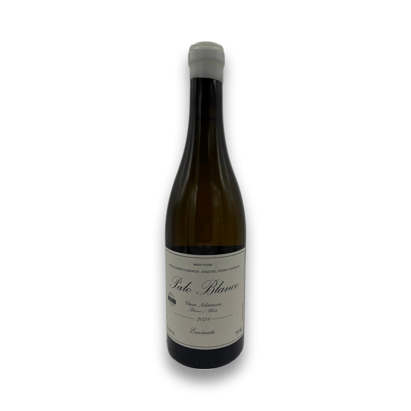 Envinate Palo Blanco 2024 white wine bottle from Canary Islands with cream label