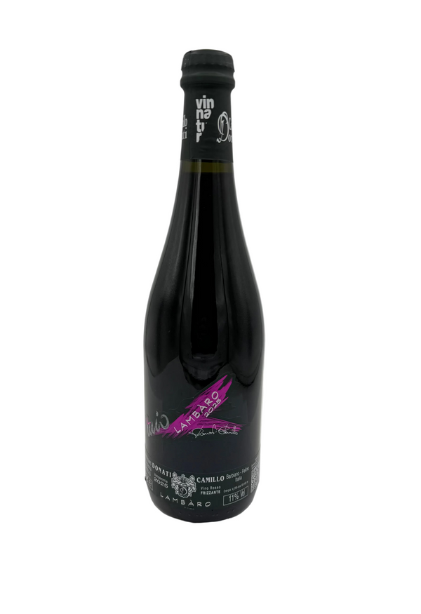 Camillo Donati Lambaro Vino Rosso Frizzante 2025