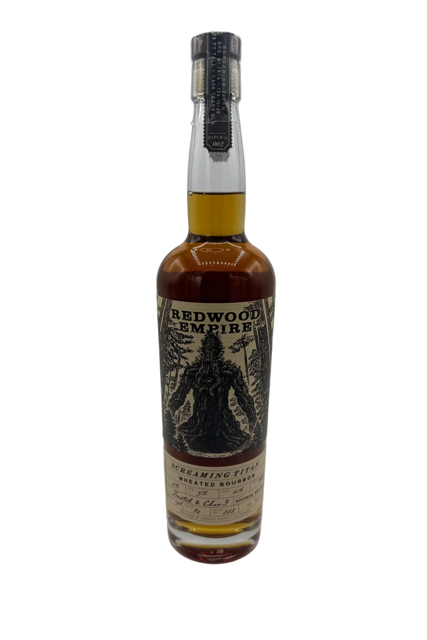 Redwood Empire 'Screaming Titan' Wheated Bourbon, California, USA | 750ml | 48%