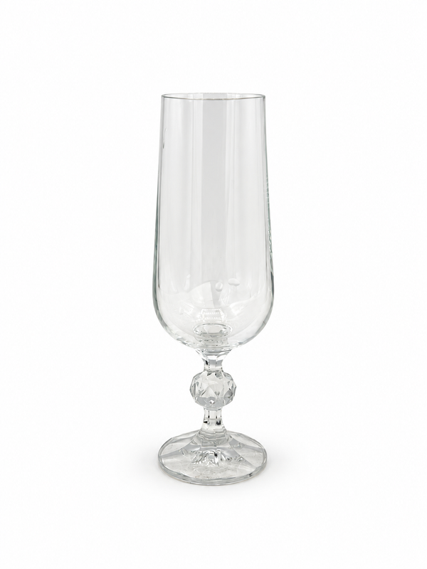 Champagne Flute with Crystal Ball