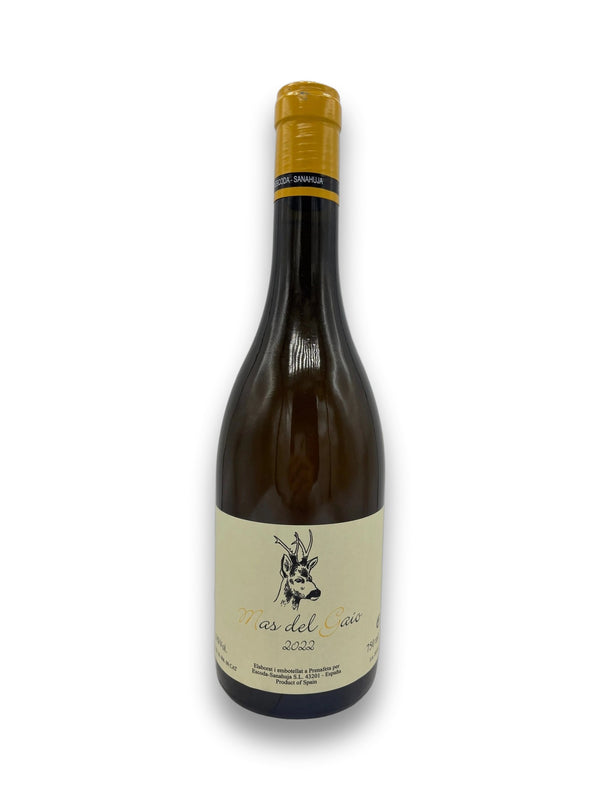 Juan Ramon Escoda Mas del Gaio 2022 white wine bottle with deer label