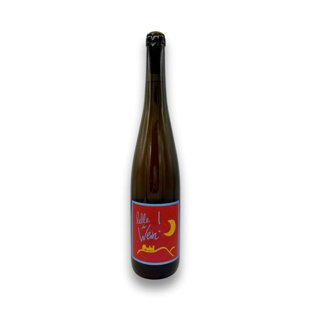 Lelle Ihr Wein Cuvee Germany White 2021 Riesling wine bottle with red and blue label