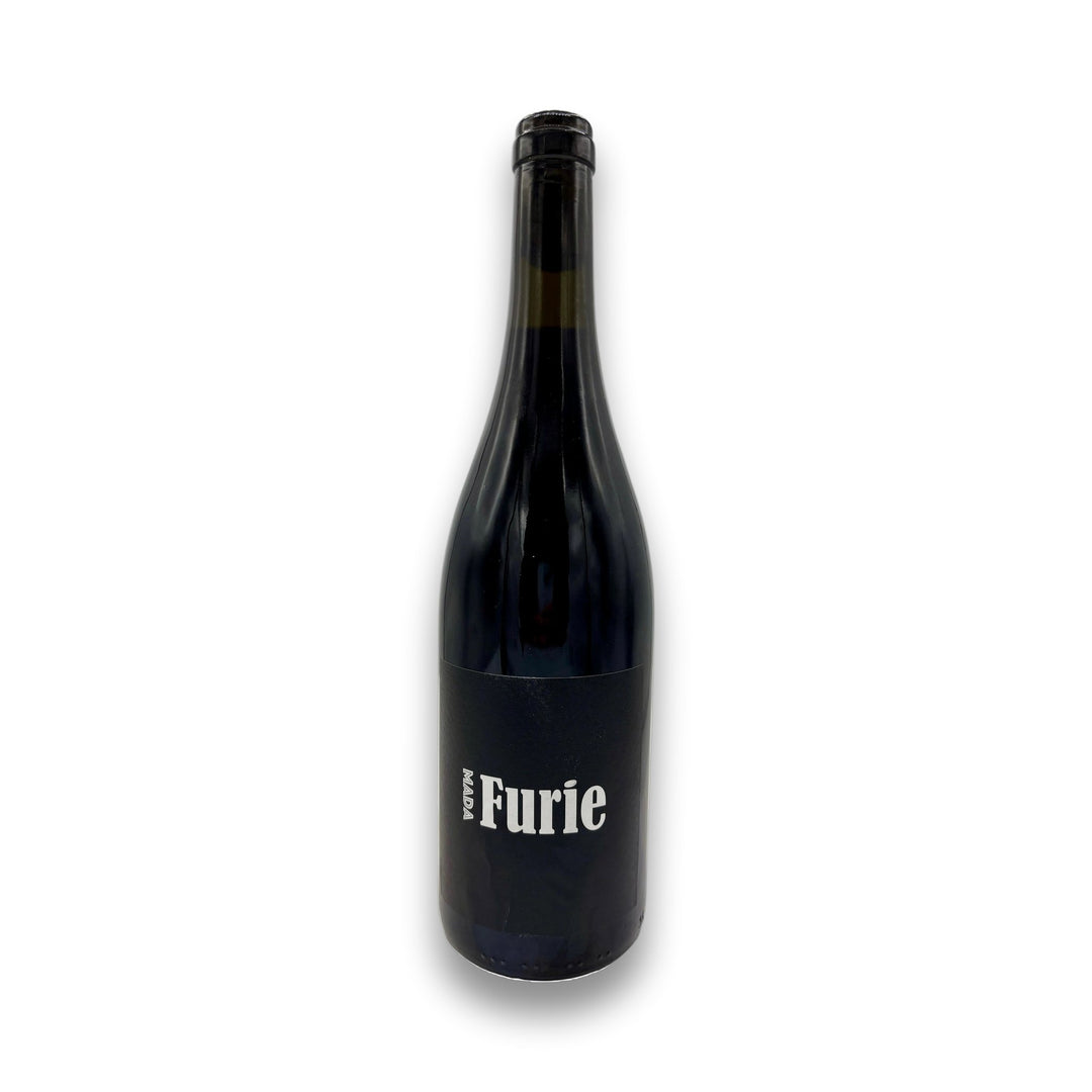 Mada Furie VDF Red 2024 bottle with matte black label and white text