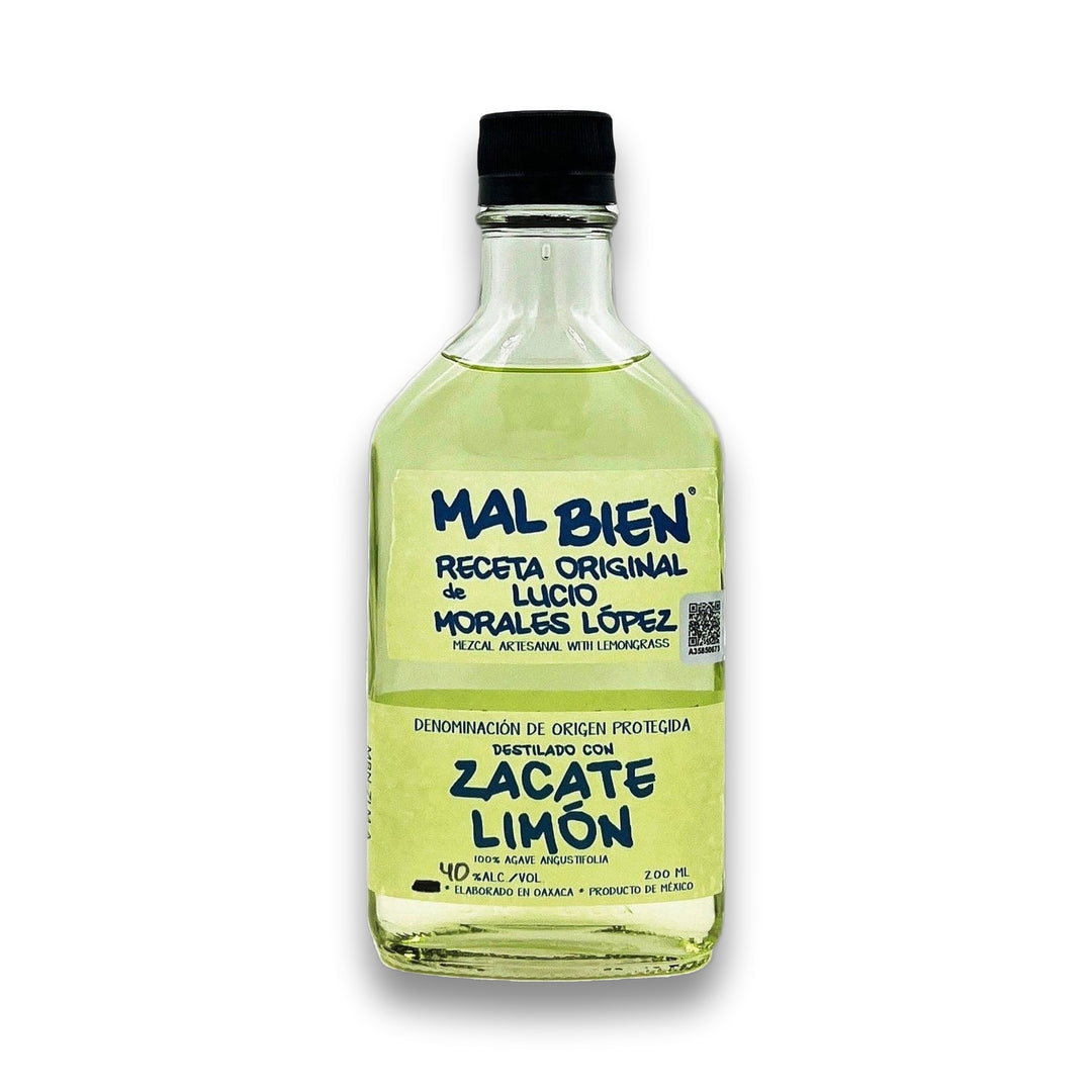 Mal Bien Zacate Limon Flask 200ml Mezcal