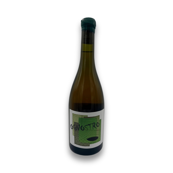 Marco Tinessa Greco di Tufo 2024 Ognostro white wine bottle with geometric green label and clay amphora design