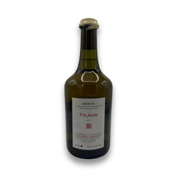 Michel Gahier Arbois Vin Jaune 2015 Savagnin white wine bottle with wax seal