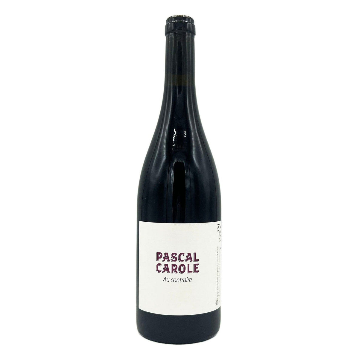 Pascal Carole Au Contraire VDF Red 2023 Red Wine