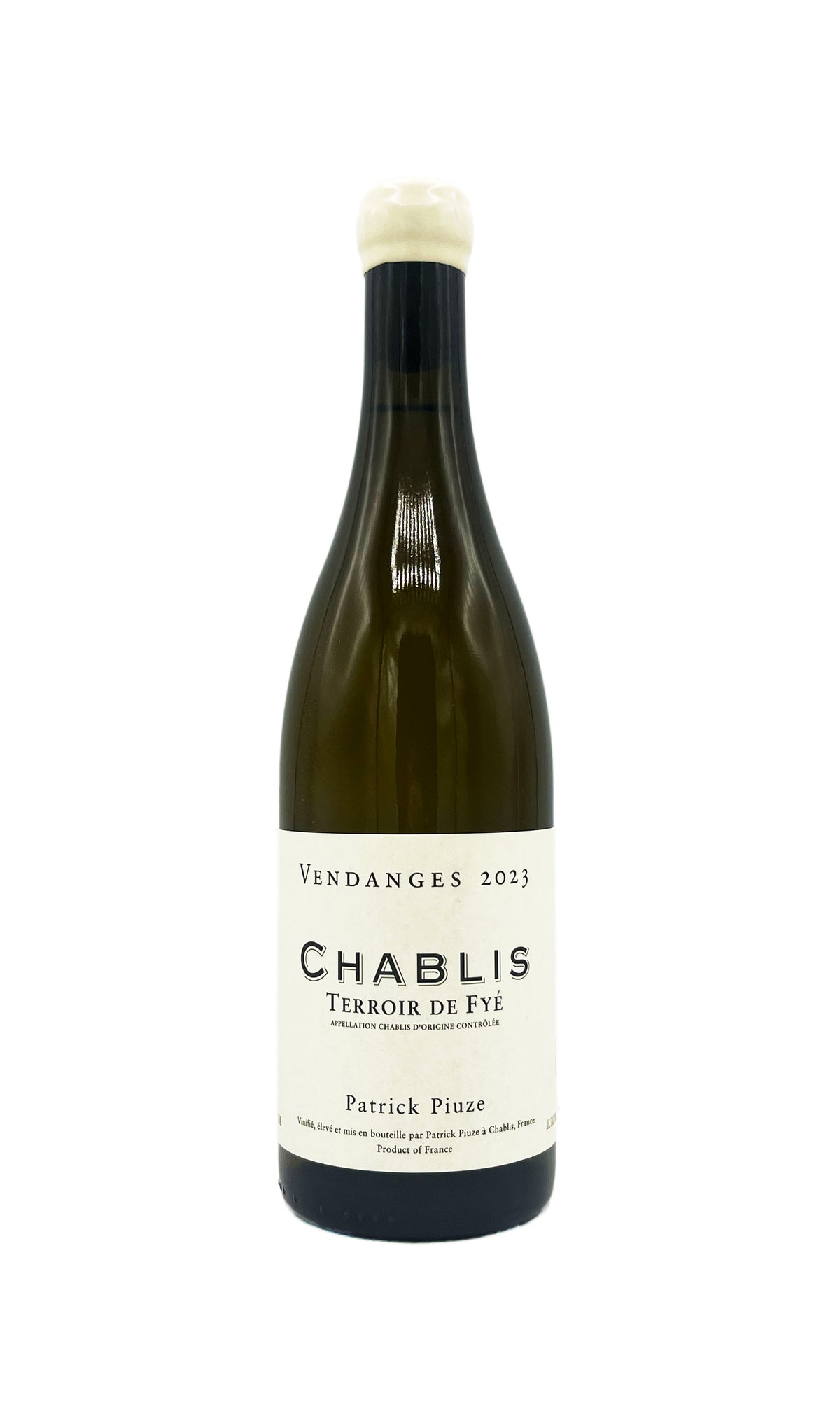 Patrick Piuze Chablis Terroir de de Fye 2023 - Wine Therapy NYC