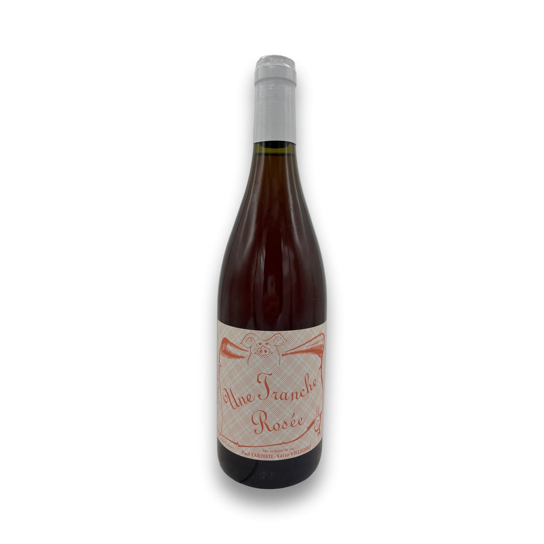 Paul Tardieu Une Tranche Rosée 2023 French rosé wine bottle with pig head label
