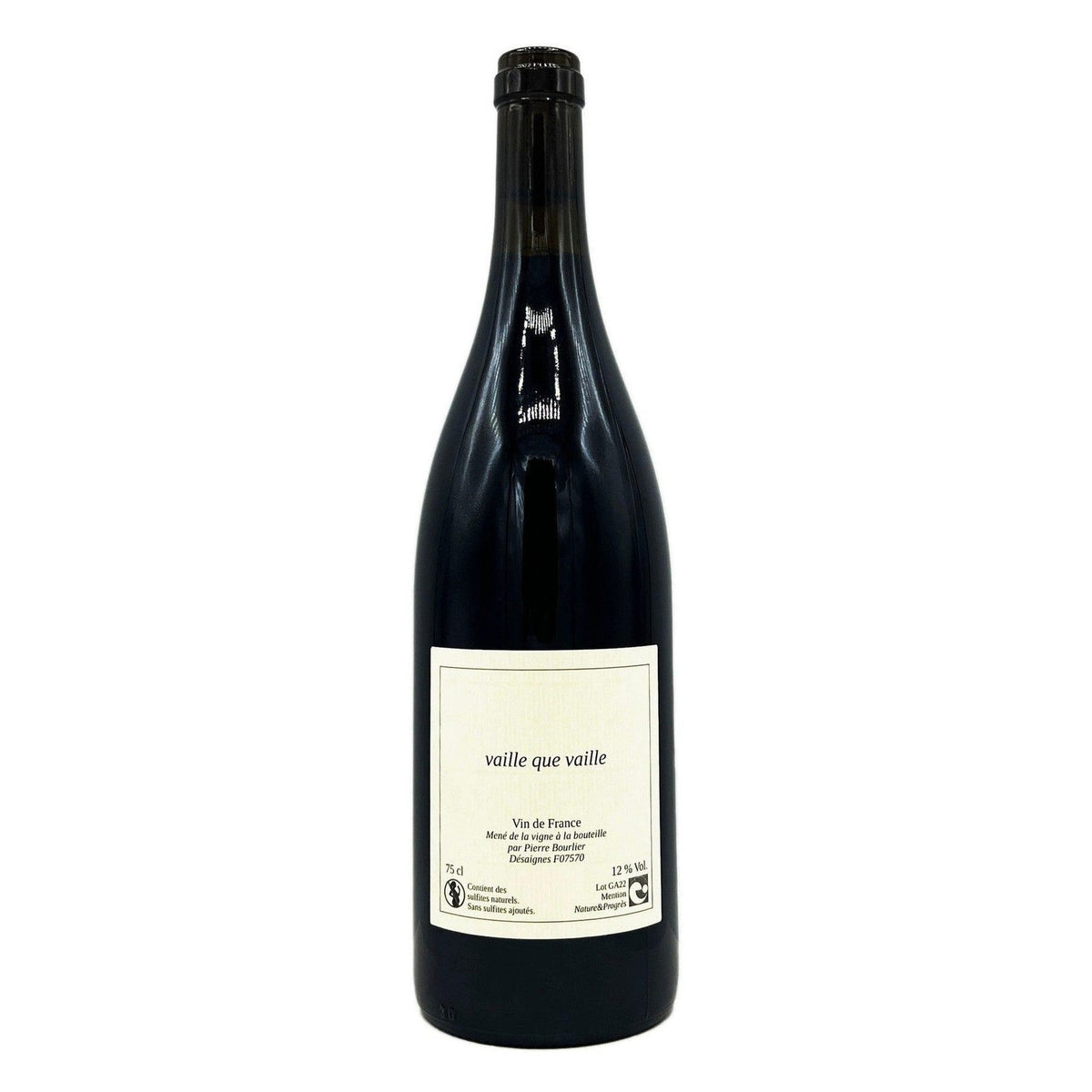 Pierre Bourlier Vaille Que Vaille 2022 Red Wine