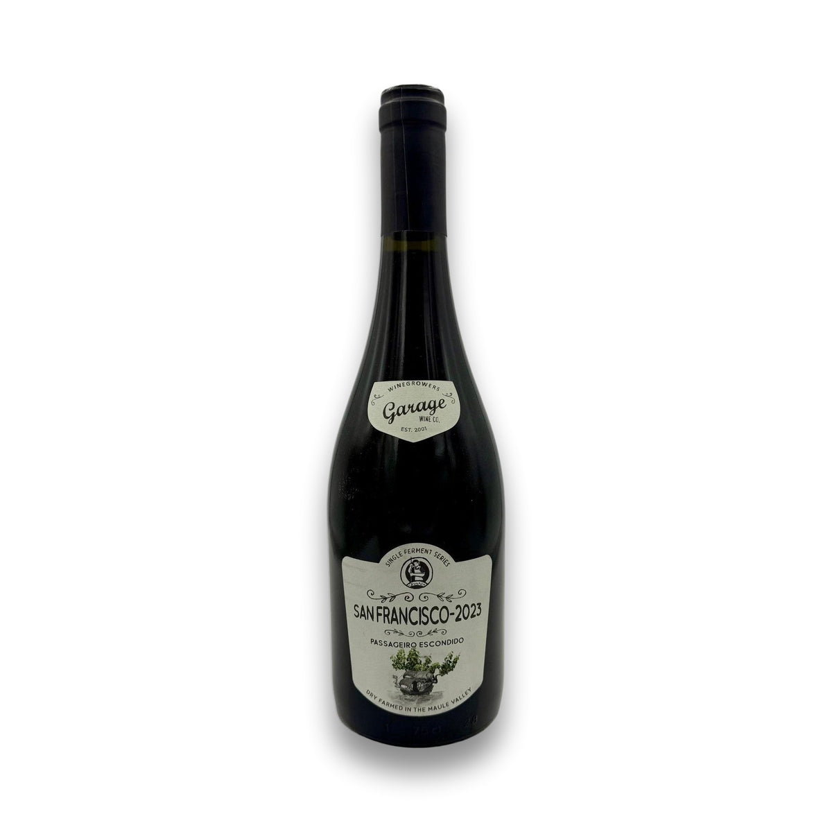 San Francisco Passageiro Escondido Garage Wine Co 2023 Red Wine