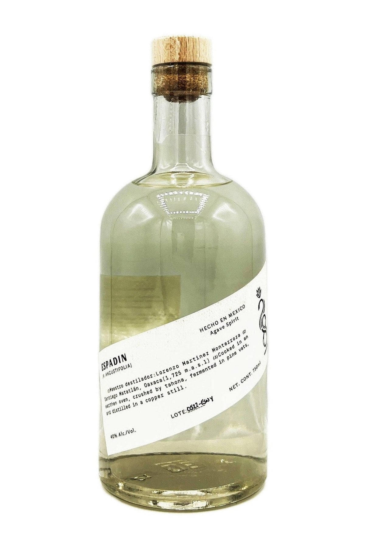 Veintiocho Espadin Agave Spirit Mezcal