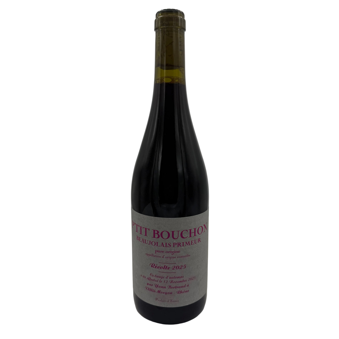 Yann Bertrand P'tit Bouchon Primeur 2025 Red Wine