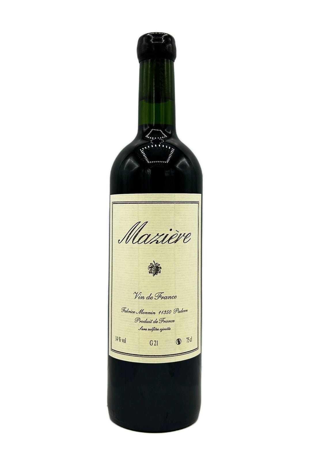 Maziere Grenache G Vin de France Red 2021 - Wine Therapy NYC