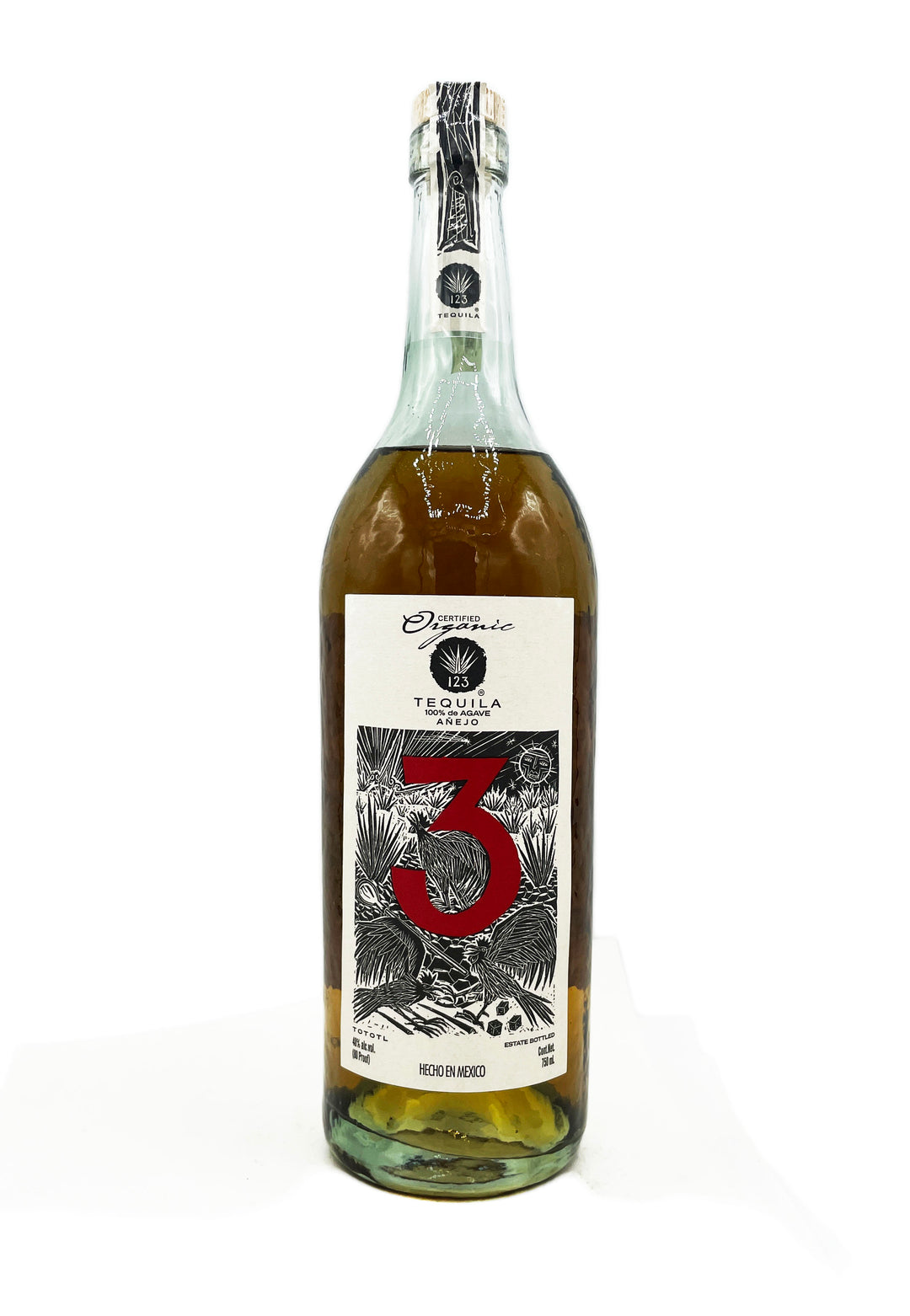 123 Tequila Anejo 750ml - Wine Therapy NYC