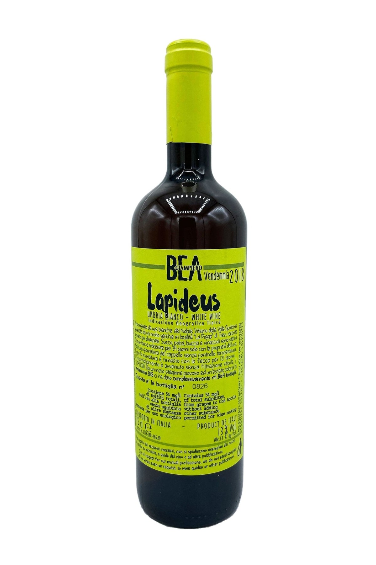 Paolo Bea Lapideus 2021 - Wine Therapy NYC