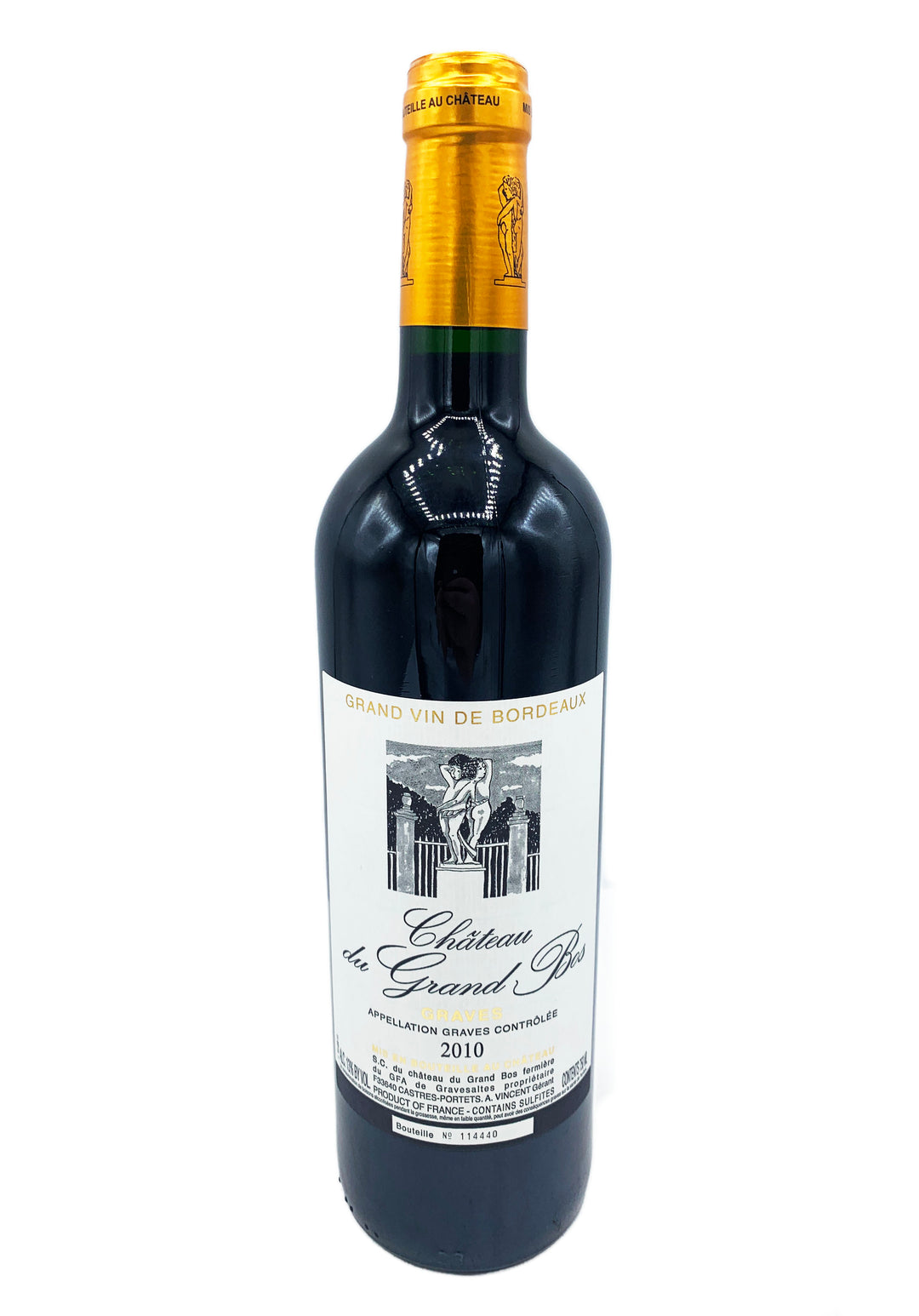 Chateau du Grand Bos Graves Rouge 2010 - Wine Therapy NYC
