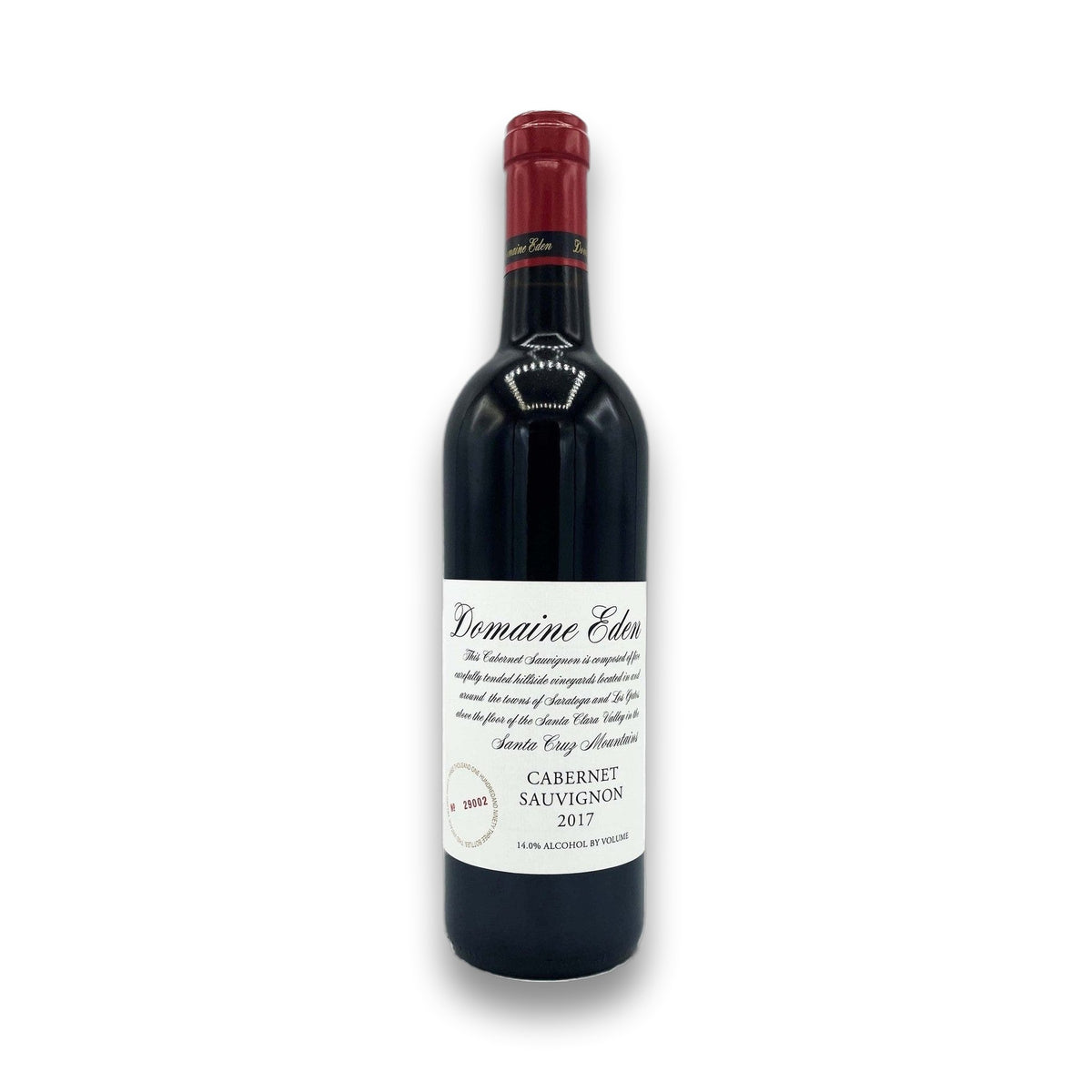 Domaine Eden Cabernet Sauvignon Santa Cruz Mountains 2019 Red Wine