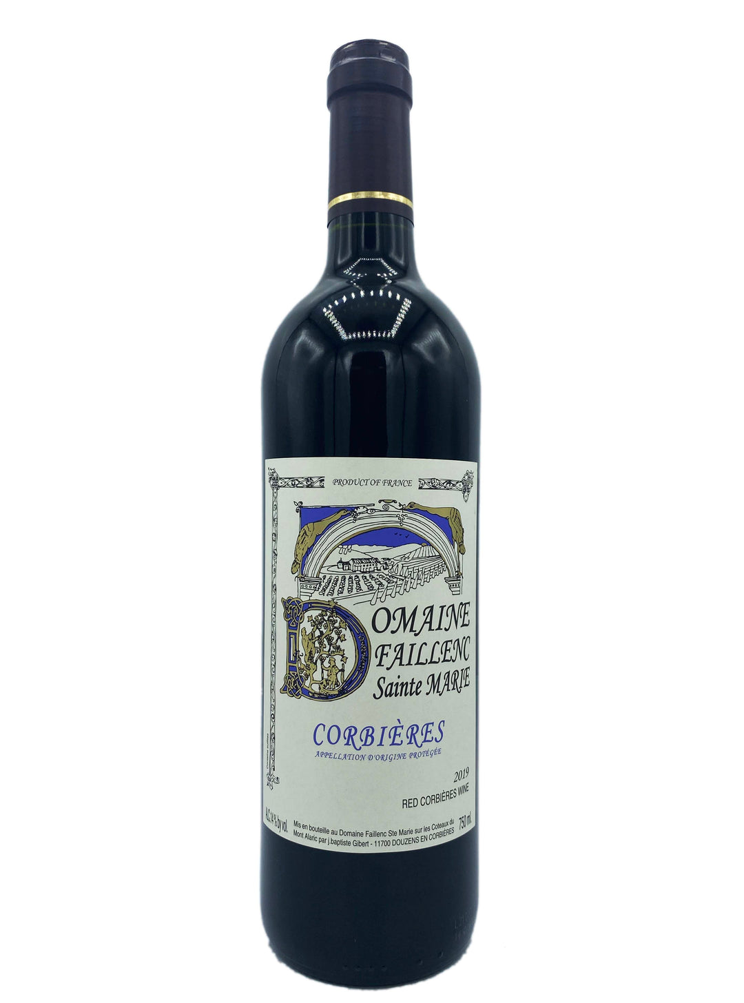 Domaine Faillenc Sainte Marie Corbieres Rouge 2019 - Wine Therapy NYC