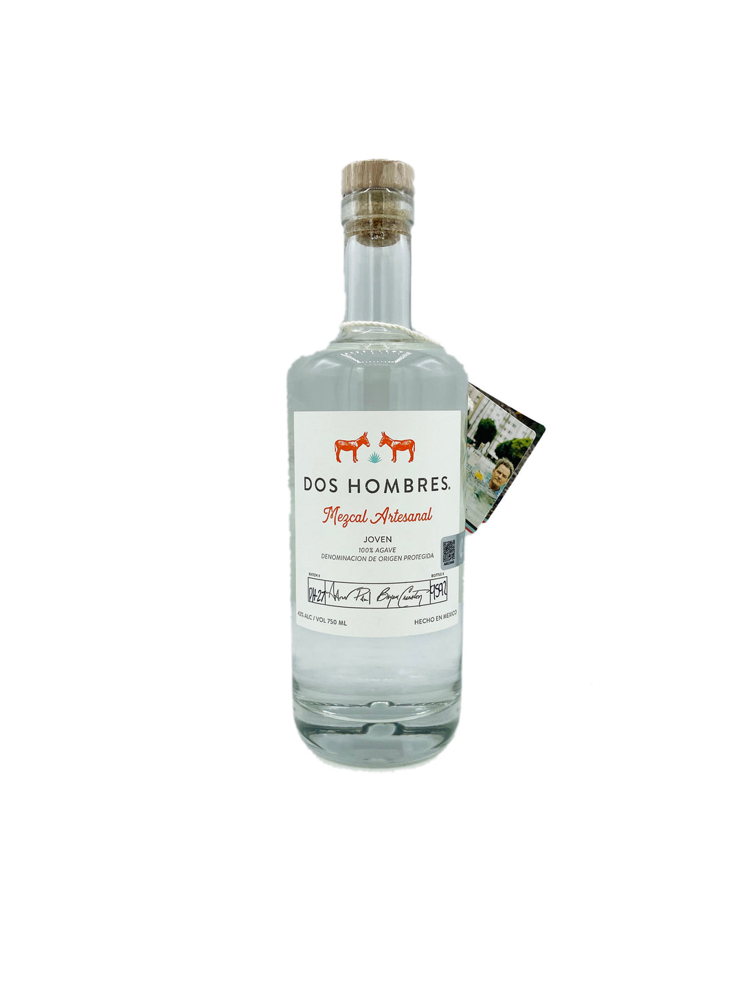 Dos Hombres Mezcal Espadin Joven 750ml - Wine Therapy NYC