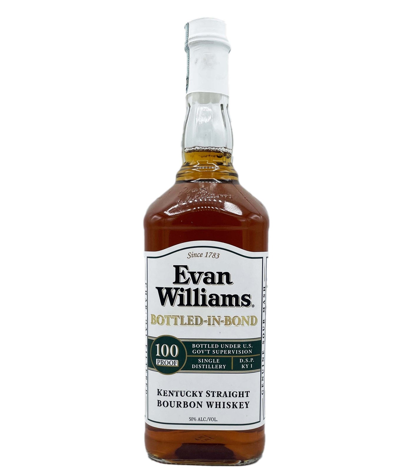 Evan Williams Bourbon White Label 750ml
